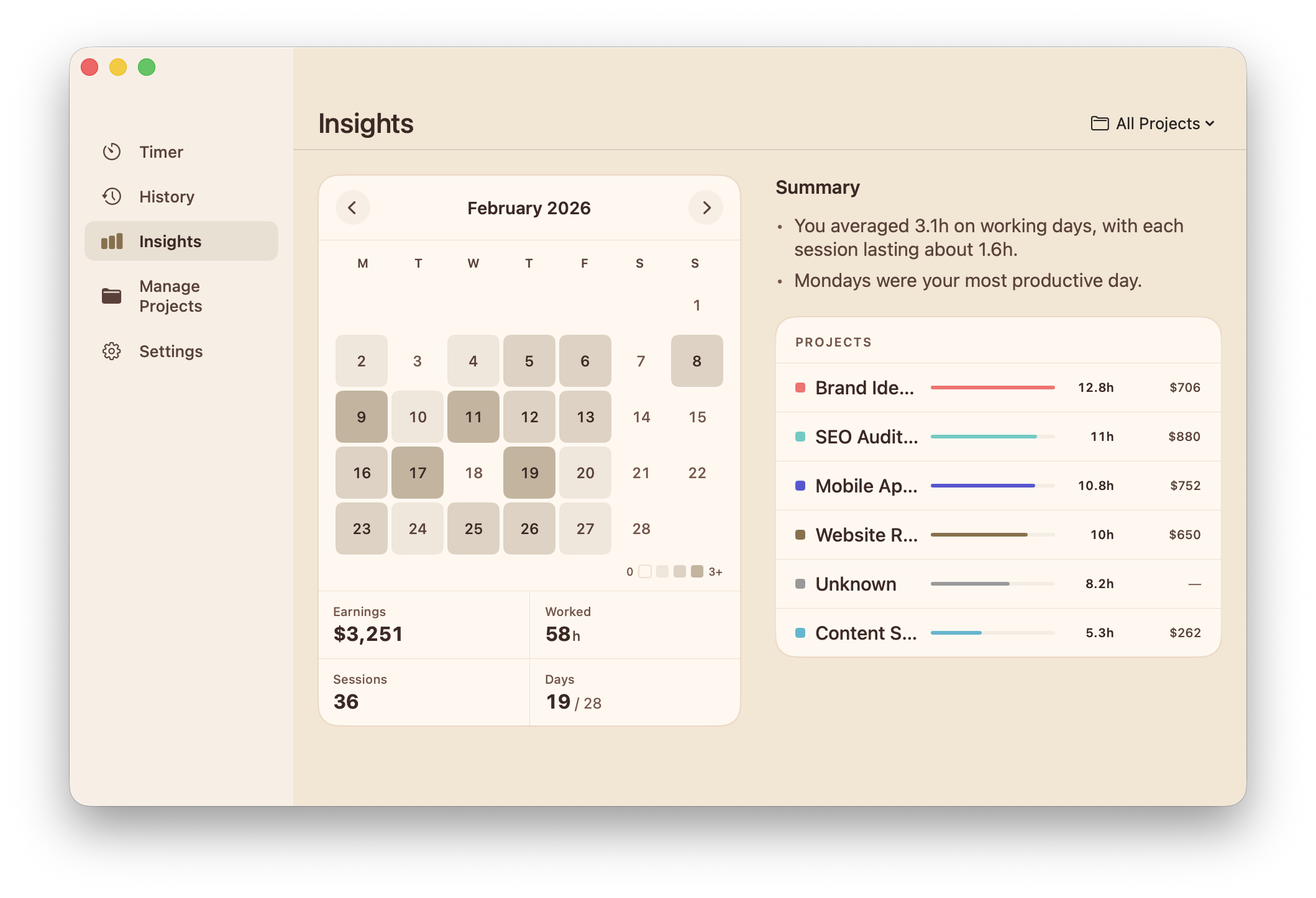Mac Analytics Dashboard
